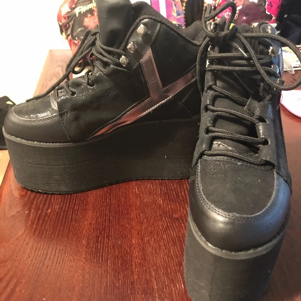 YRU Platform Rave Shoes - Picture 4 of 5